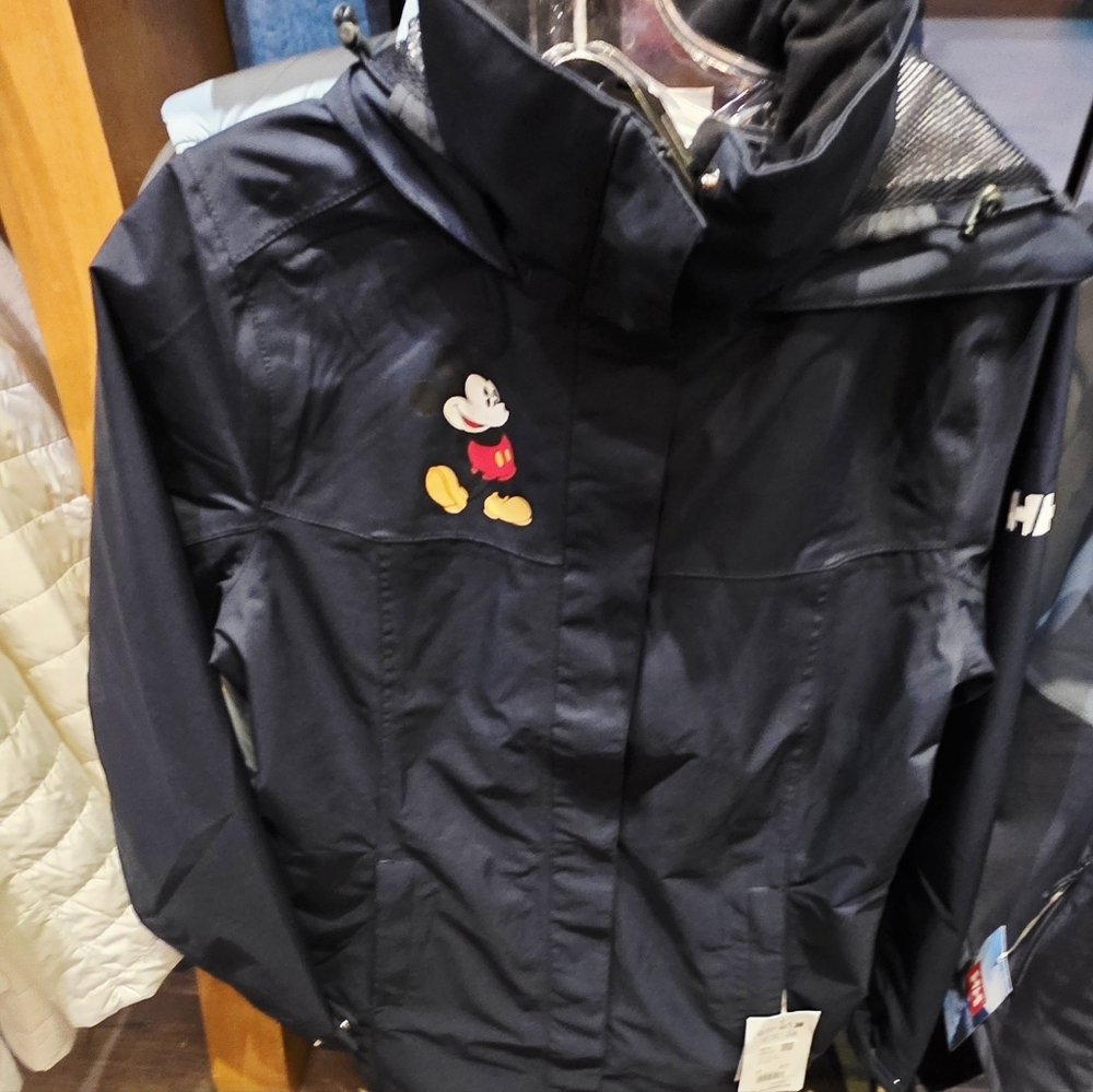 Disney Parks Helly Hansen Mickey Mickey Navy Parka Jacket
